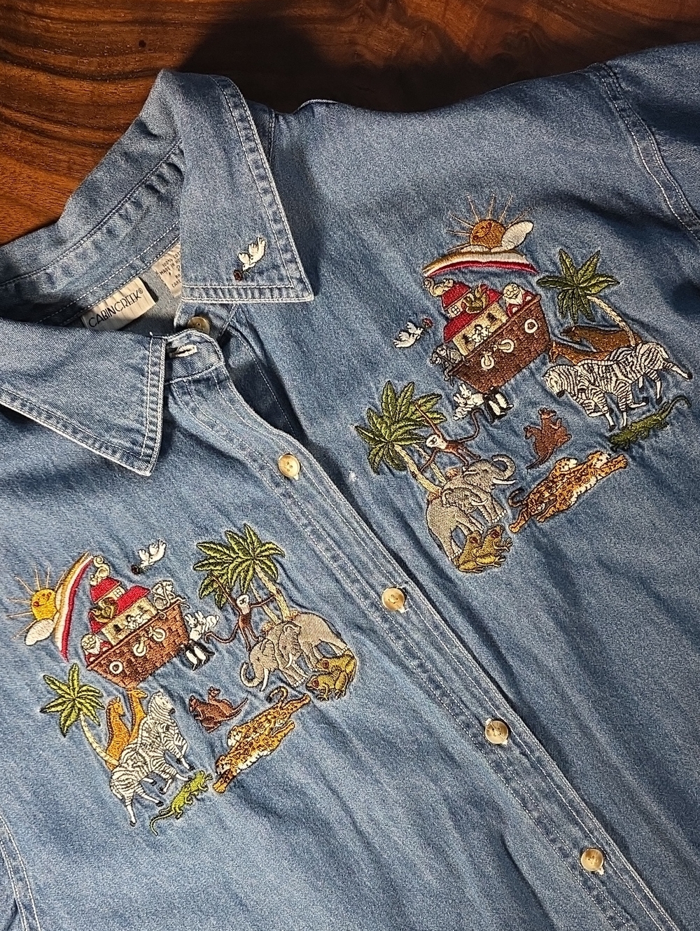 Canyon River✨️VINTAGE✨️ Cottage Core Embroidered✨️ Retro Dead Stock